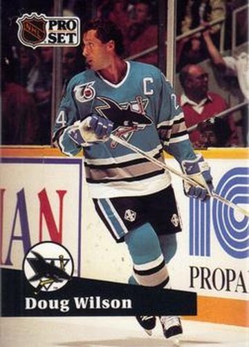 #478 Doug Wilson - 1991-92 Pro Set Hockey