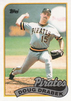 #478 Doug Drabek - Pittsburgh Pirates - 1989 Topps Baseball