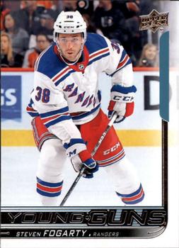 #478 Steven Fogarty - New York Rangers - 2018-19 Upper Deck Hockey