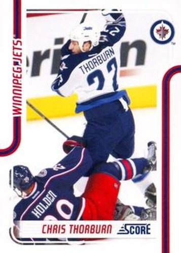 #478 Chris Thorburn - Winnipeg Jets - 2011-12 Score Hockey