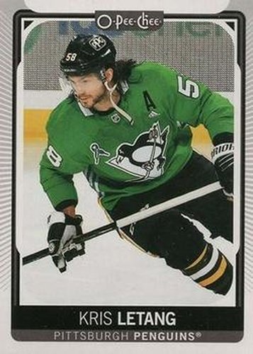 #478b Kris Letang - Special Jersey - Pittsburgh Penguins - 2021-22 O-Pee-Chee Hockey