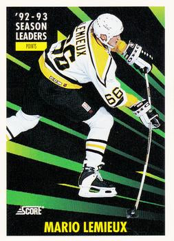 #479 Mario Lemieux - Pittsburgh Penguins - 1993-94 Score Canadian Hockey
