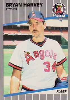 #479 Bryan Harvey - California Angels - 1989 Fleer Baseball