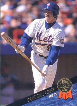 #479 Dave Gallagher - New York Mets - 1993 Leaf Baseball