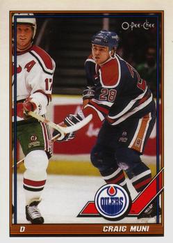 #479 Craig Muni - Edmonton Oilers - 1991-92 O-Pee-Chee Hockey