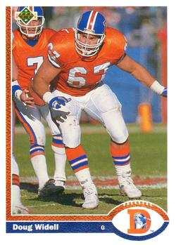 #479 Doug Widell - Denver Broncos - 1991 Upper Deck Football