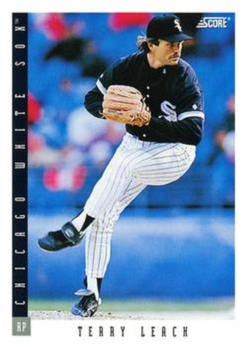#479 Terry Leach - Chicago White Sox - 1993 Score Baseball