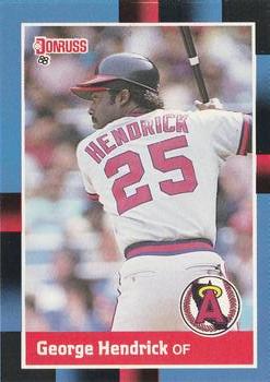 #479 George Hendrick - California Angels - 1988 Donruss Baseball