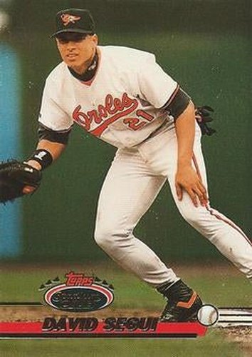 #479 David Segui - Baltimore Orioles - 1993 Stadium Club Baseball