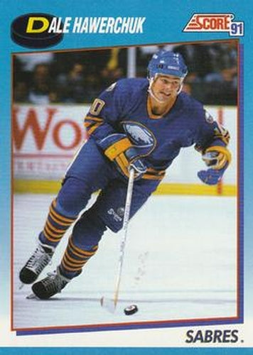 #479 Dale Hawerchuk - Buffalo Sabres - 1991-92 Score Canadian Bilingual Hockey