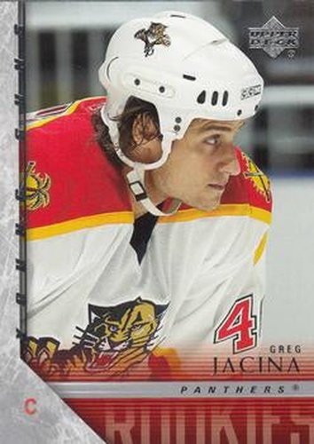 #479 Greg Jacina - Florida Panthers - 2005-06 Upper Deck Hockey