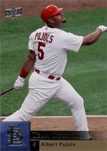 #479 Albert Pujols - St. Louis Cardinals - 2009 Upper Deck Baseball