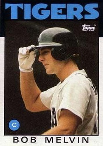 #479 Bob Melvin - Detroit Tigers - 1986 Topps Baseball