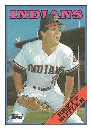 #479 Brett Butler - Cleveland Indians - 1988 Topps Baseball