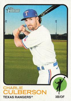 #479 Charlie Culberson - Texas Rangers - 2022 Topps Heritage Baseball