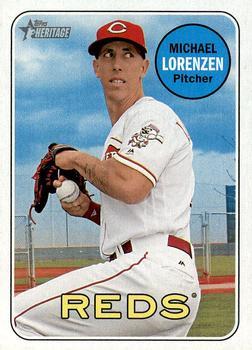 #479 Michael Lorenzen - Cincinnati Reds - 2018 Topps Heritage Baseball