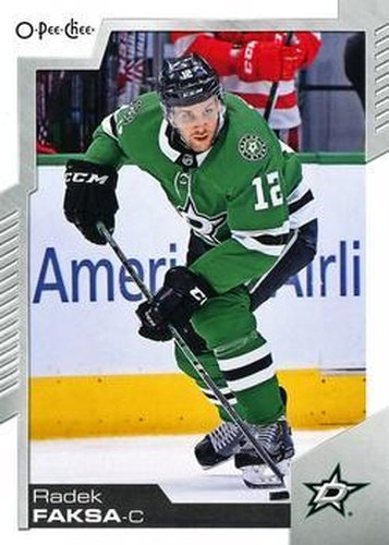 #479 Radek Faksa - Dallas Stars - 2020-21 O-Pee-Chee Hockey