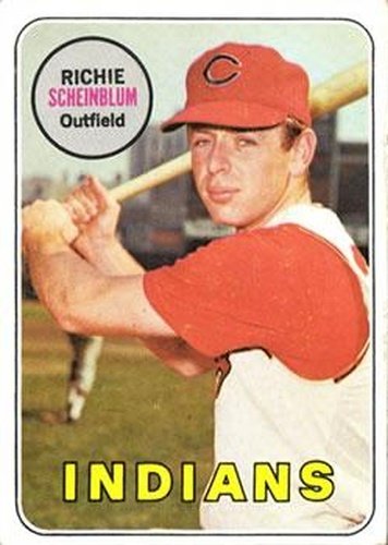 #479 Richie Scheinblum - Cleveland Indians - 1969 Topps Baseball
