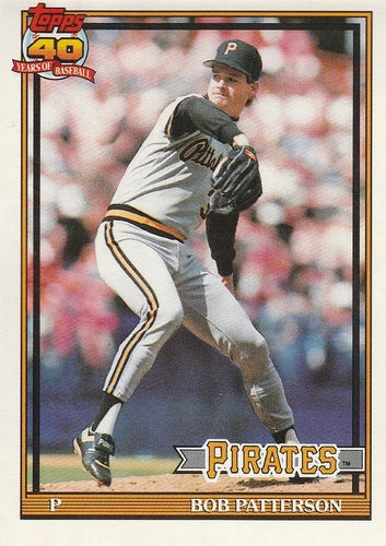 #479 Bob Patterson - Pittsburgh Pirates - 1991 O-Pee-Chee Baseball