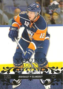 #479 Josh Bailey - New York Islanders - 2008-09 Upper Deck Hockey
