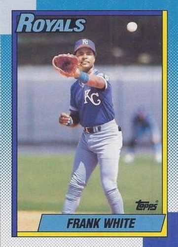 #479 Frank White - Kansas City Royals - 1990 O-Pee-Chee Baseball