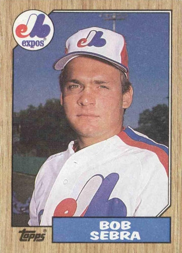 #479 Bob Sebra - Montreal Expos - 1987 Topps Baseball