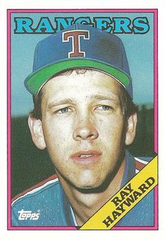 #47T Ray Hayward - Texas Rangers - 1988 Topps Traded Baseball