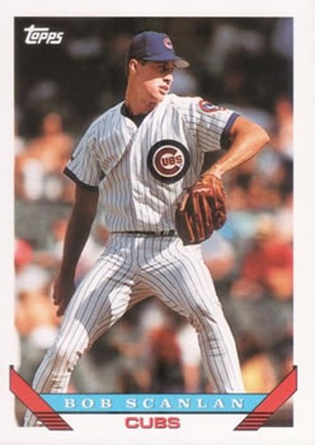 #47 Bob Scanlan - Chicago Cubs - 1993 Topps Baseball