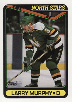 #47 Larry Murphy - Minnesota North Stars - 1990-91 Topps Hockey