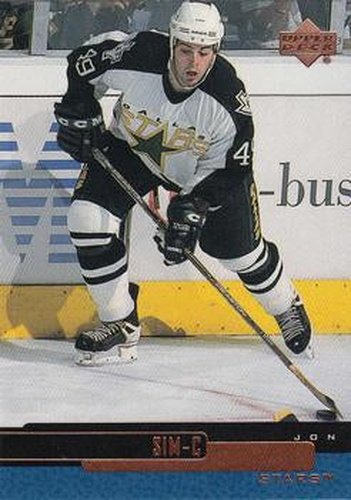 #47 Jon Sim - Dallas Stars - 1999-00 Upper Deck Hockey