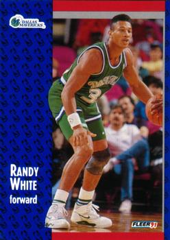 #47 Randy White - Dallas Mavericks - 1991-92 Fleer Basketball