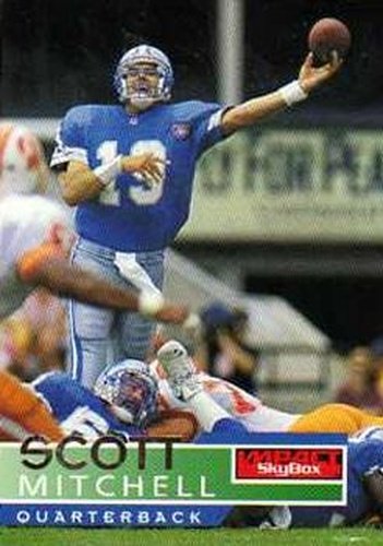 #47 Scott Mitchell - Detroit Lions - 1995 SkyBox Impact Football