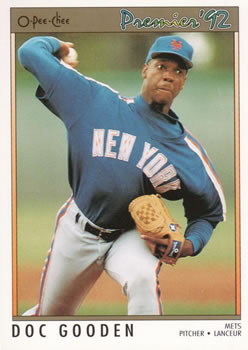#47 Doc Gooden - New York Mets - 1992 O-Pee-Chee Premier Baseball