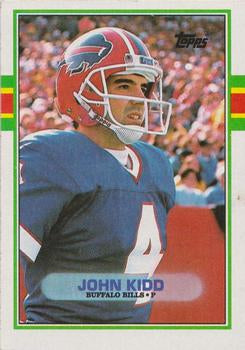 #47 John Kidd - Buffalo Bills - 1989 Topps Football