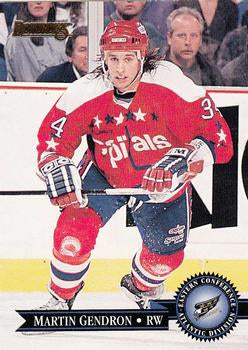 #47 Martin Gendron - Washington Capitals - 1995-96 Donruss Hockey