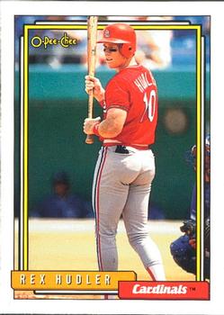#47 Rex Hudler - St. Louis Cardinals - 1992 O-Pee-Chee Baseball