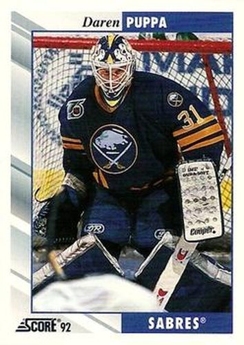 #47 Daren Puppa - Buffalo Sabres - 1992-93 Score USA Hockey