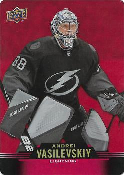 #DC-47 Andrei Vasilevskiy - Tampa Bay Lightning - 2020-21 Upper Deck Tim Hortons Hockey - Red Die Cut