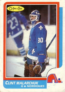 #47 Clint Malarchuk - Quebec Nordiques - 1986-87 O-Pee-Chee Hockey