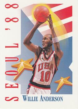 #547 Willie Anderson - USA - 1991-92 SkyBox Basketball