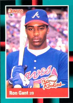 #47 Ron Gant - Atlanta Braves - 1988 Donruss The Rookies Baseball