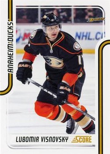 #47 Lubomir Visnovsky - Anaheim Ducks - 2011-12 Score Hockey