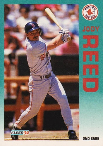 #47 Jody Reed - Boston Red Sox - 1992 Fleer Baseball