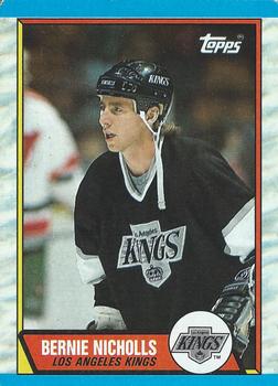 #47 Bernie Nicholls - Los Angeles Kings - 1989-90 Topps Hockey