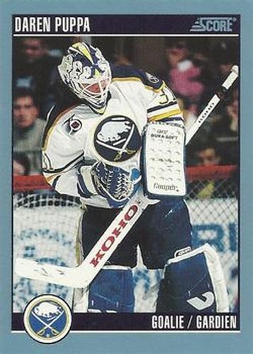#47 Daren Puppa - Buffalo Sabres - 1992-93 Score Canadian Hockey