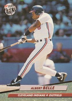 #47 Albert Belle - Cleveland Indians - 1992 Ultra Baseball