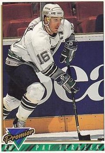 #47 Pat Verbeek - Hartford Whalers - 1993-94 Topps Premier Hockey