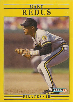 #47 Gary Redus - Pittsburgh Pirates - 1991 Fleer Baseball