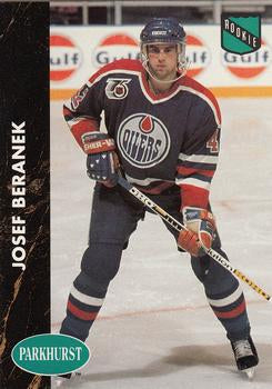 #47 Josef Beranek - Edmonton Oilers - 1991-92 Parkhurst Hockey