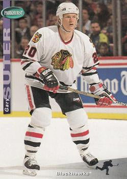 #47 Gary Suter - Chicago Blackhawks - 1994-95 Parkhurst Hockey